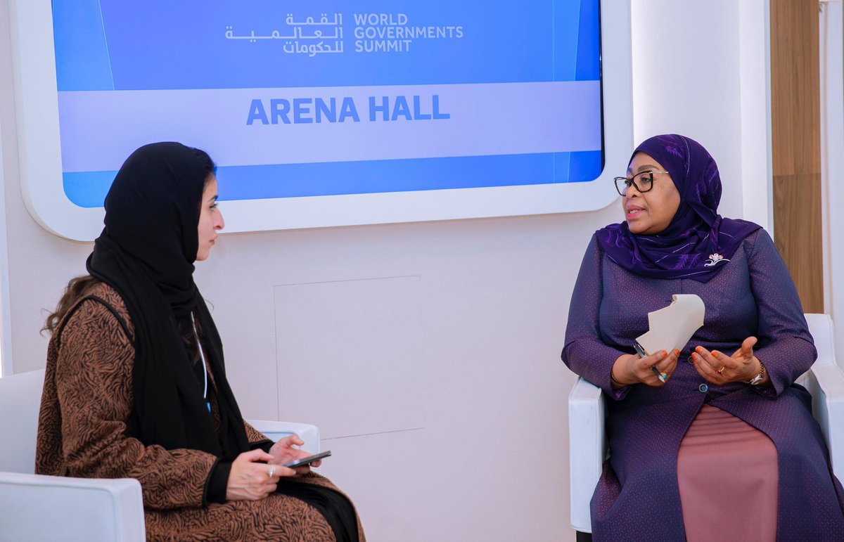 KitimeJr's tweet photo. Rais Samia amekutana na Katibu Mkuu wa UN Tourism, Shaikha Nasser Al Nowais, Dubai 
Wajadili namna ya kuimarisha ushirikiano wa utalii Tanzania kukuza miradi endelevu, kuongeza thamani ya rasilimali za utalii na kuendeleza ajira na utamaduni wa taifa#Tanzania #UNTourism #WGS2026 https://t.co/QOfs3ZvHMF