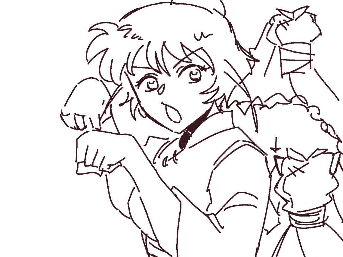 雑描き 蘭ミャオ
まとめてなかったのを 