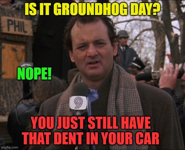 excelDENTrepair's tweet photo. Are you still looking at the dent in your car every day?
Well, you don't have to repeat it anymore.
➡️ Call Today to get that Dent Taken Away!
#GroundhogDay #sixmoreweeksofwinter https://t.co/3jRXCHlh9A