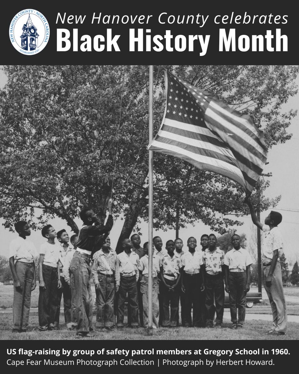NewHanoverCo's tweet photo. Happy Black History Month! Celebrate Black History Month in NHC by exploring NHC Library (https://t.co/ybf9r3CqAV) and the @capefearmuseum's (https://t.co/WrcARKQogU) online resources, and browse more of Wilmington-native Herbert Howard's works at https://t.co/nDeMVGNoNR https://t.co/gId268twrF