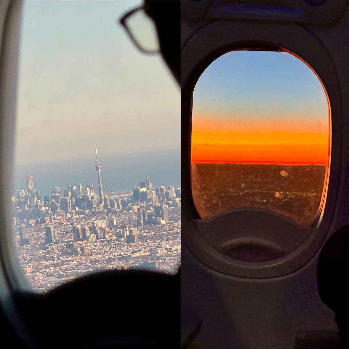 One of the perks of being a frequent flyer is the views…
