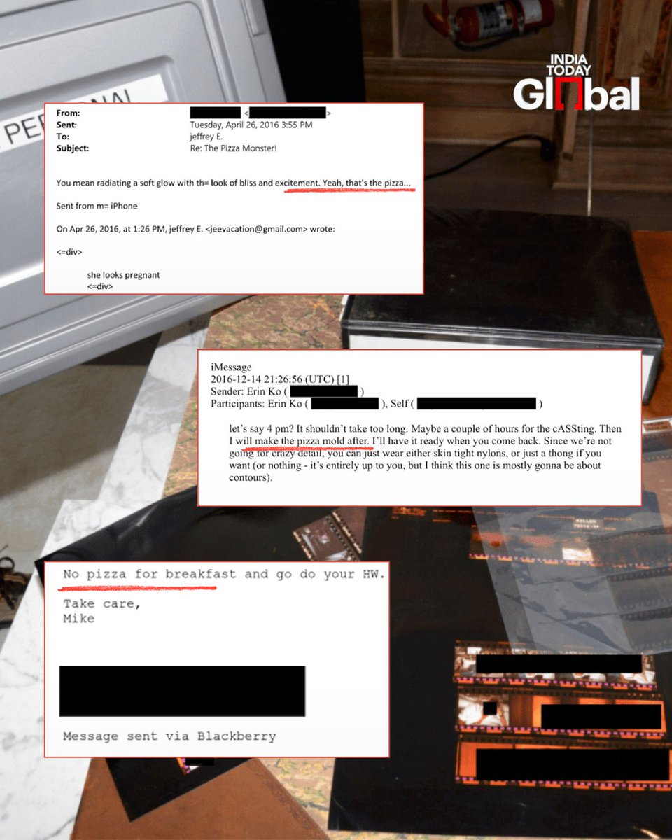 KarthikNan45's tweet photo. Epstein-related documents contain over 900 mentions word “pizza,” appearing alongside unusual terms like grape soda and cookies. The pattern has attention online, authorities not indicated whether references had code meaning.#EpsteinFiles #EpsteinPizzaCode #Epstein #DOJDocuments https://t.co/DprI2RSzHe