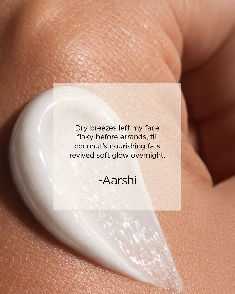 While harsh winter winds are a reality, coconut’s deep hydration &amp; Ayurvedic care have always been the skin saviour.

Experience tropical goodness with our Coconut cream!

#Ayurvedicskincare #BiotiqueWorld #Biotique #Ayurvedicproducts #NaturalBeauty