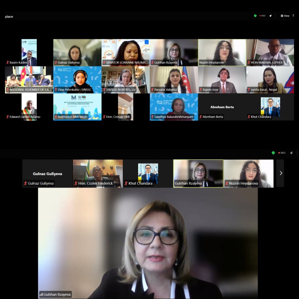 On 30 January 2026, an international online event dedicated to WUF13 was held on the theme of “Role of Parliaments in Advancing Resilient Cities and Promoting Sustainable Urban Development.” The event brought together 32 parliamentarians from 30 countries, as well as