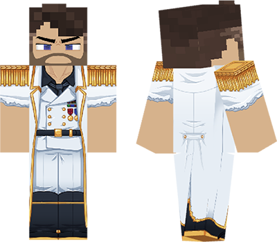 MonseStudio's tweet image. This is a skin I made for the character Captain Stone.

#aphmau #stone #MTBlackLullaby #aphmaumermaidtales #minecraft