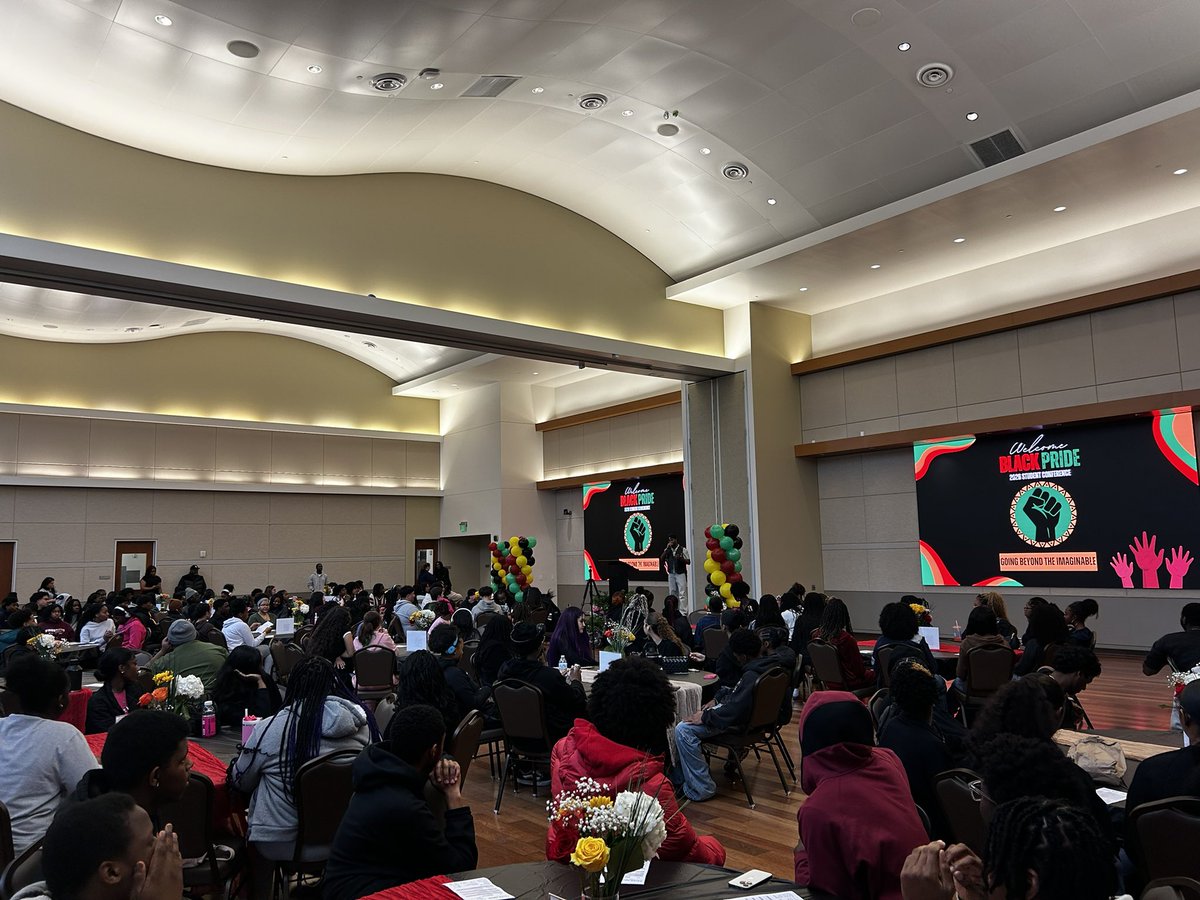 SMCAmaro's tweet photo. 2026 BSU Black PRIDE Conference!  Go LUHSD!  Go Falcons!!! https://t.co/CCuWCeVrmp