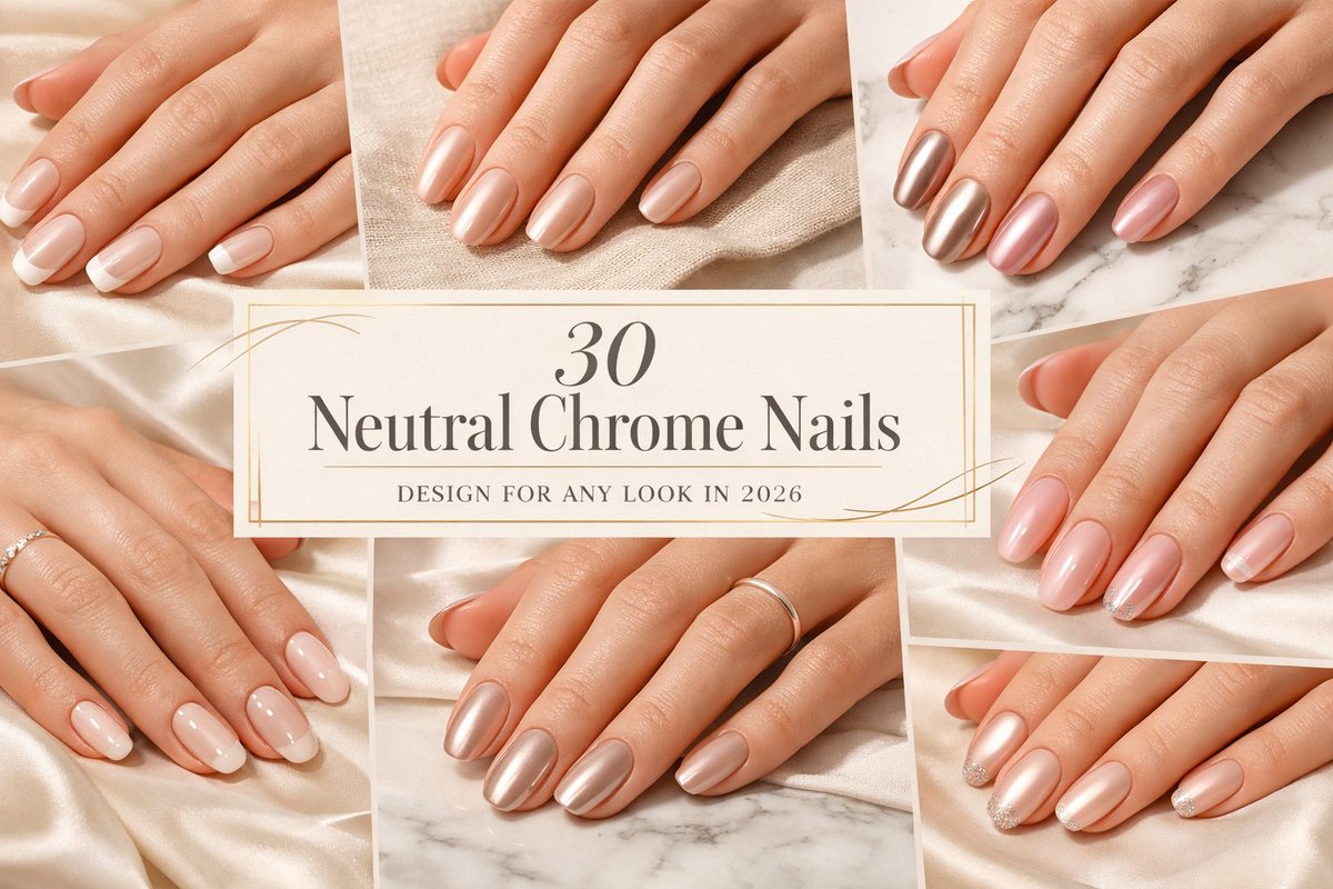 thenailbuffet's tweet image. Try these 30 Neutral Chrome Nails Designs for Any Look in 2026 📷 Soft nude shine, milky pearl, beige mirror, and gentle ombre styles that fit work, parties, and daily wear. 

📷 Read here: thenailbuffet.com/neutral-chrome…
#NeutralNails #ChromeNails #NailDesigns #NudeNails