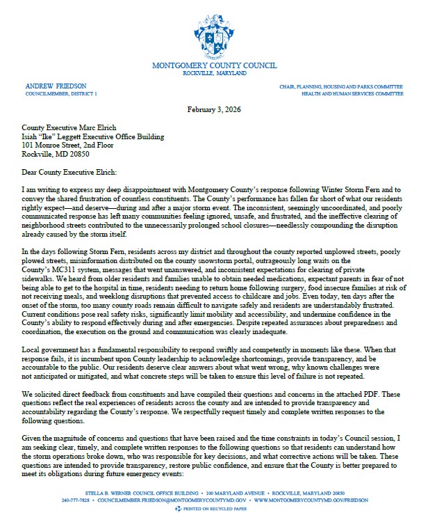 Councilmember Andrew Friedson tweet media