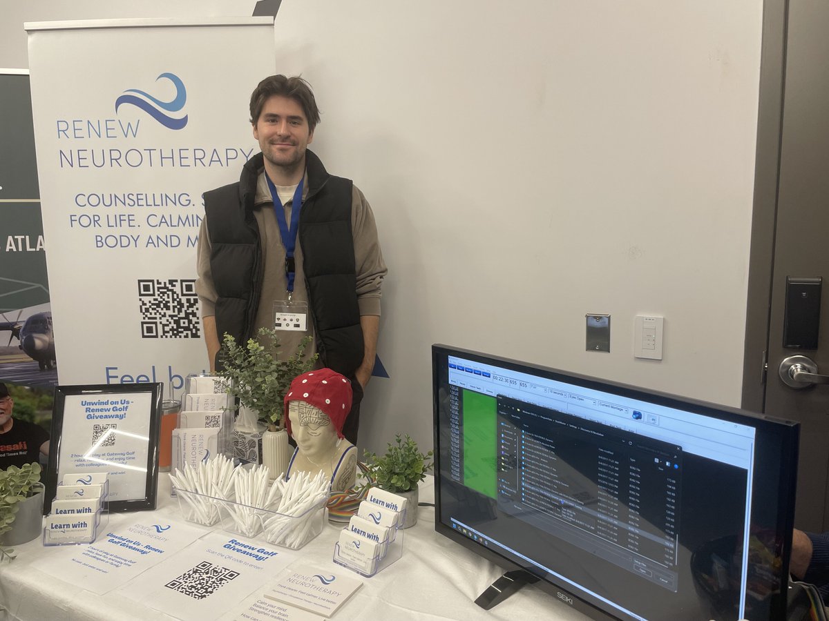 RenewNeuro's tweet photo. Throwback to the Strength in Service Symposium in North Bay 💙

Proud to share how OT, Neurofeedback, and Psychotherapy work together at Renew Neurotherapy to support frontline and public safety professionals.

#FrontlineWorkers #MentalHealthMatters #northbayontario #therapy https://t.co/j7wqfQd5ve