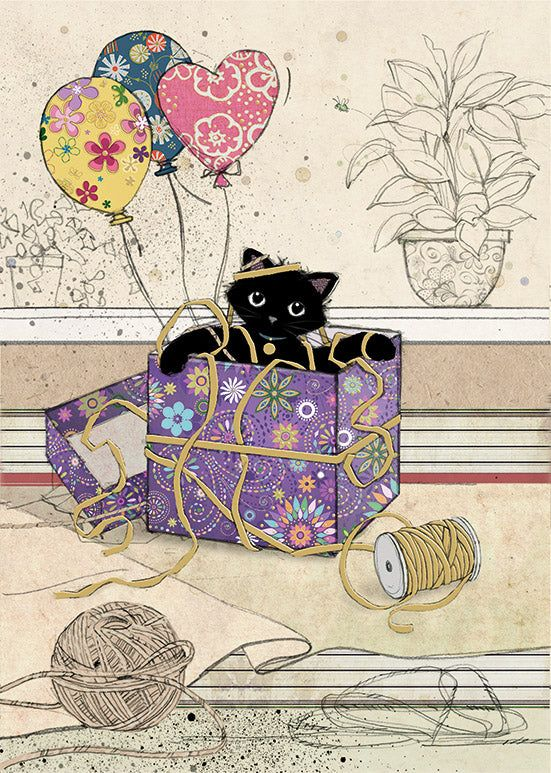 Birthday Kitty by Jane Crowther