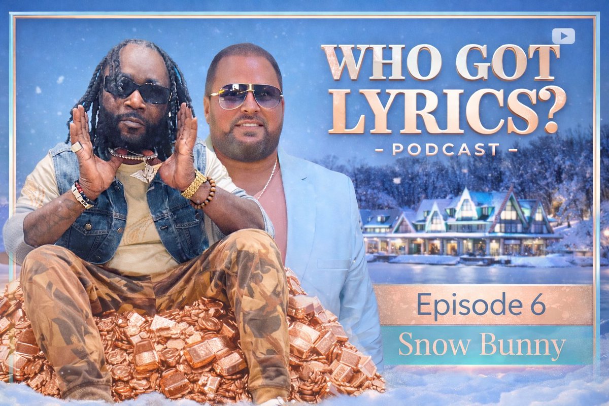 "Snow Bunny" 🎙️ Episode 6
Who Got Lyrics? (Podcast) ▶️
With J Rag &amp; Montana Blak 
youtube.com/JRagMusic 

#SnowBunny #WhoGotLyrics #Podcast #jRag #MontanaBlak #TheRoots #Music #NewMusic #News #Celebrity #HipHop #LifeStyle #Style #Fashion #Snow #AdinRoss #Drake #50Cent