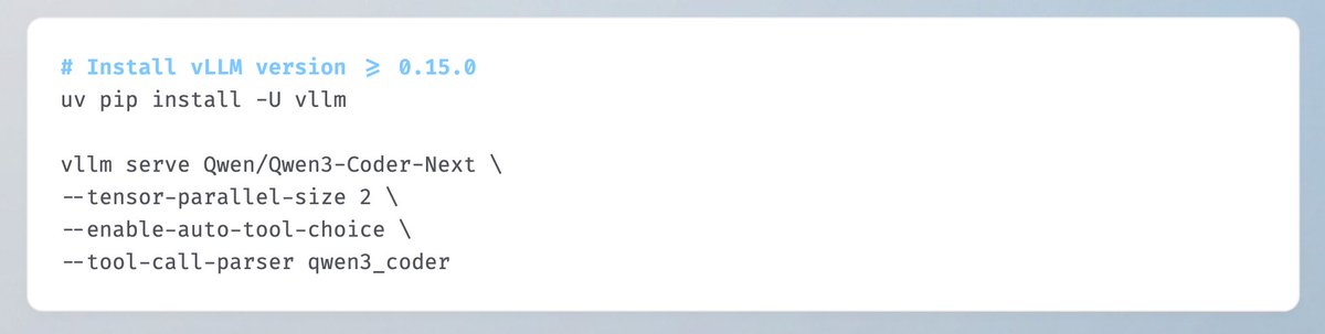 Serve command snippet