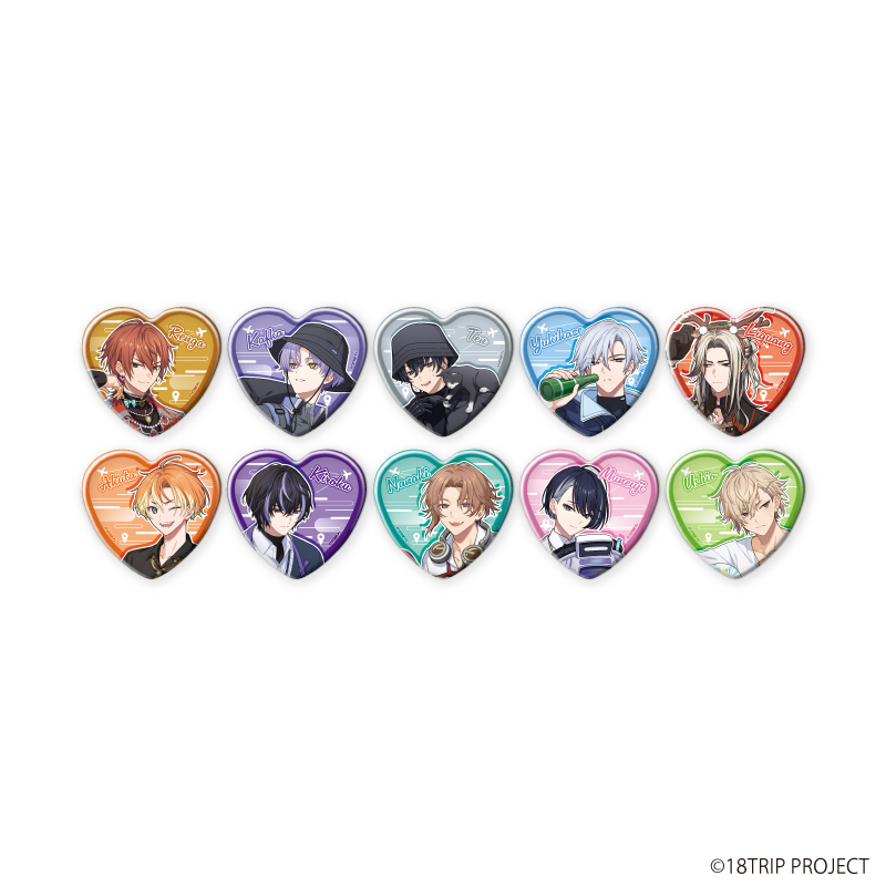 18TRIP 新グッズ 本日予約最終日‼️ ＼ #エイトリ からハート型缶