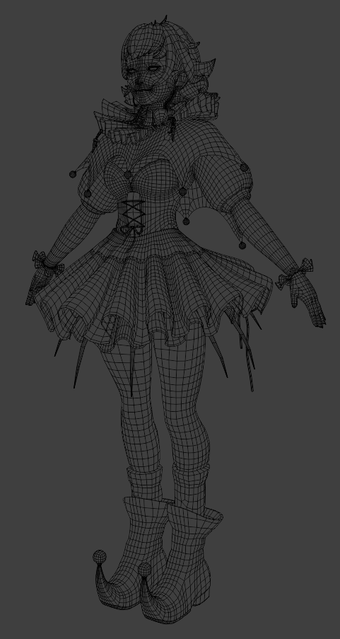 Fiddlatz3D's tweet photo. Lil jester girl, following @Grresty Concept!

Highpoly, and Lowpoly. https://t.co/Hb18pIKh9D