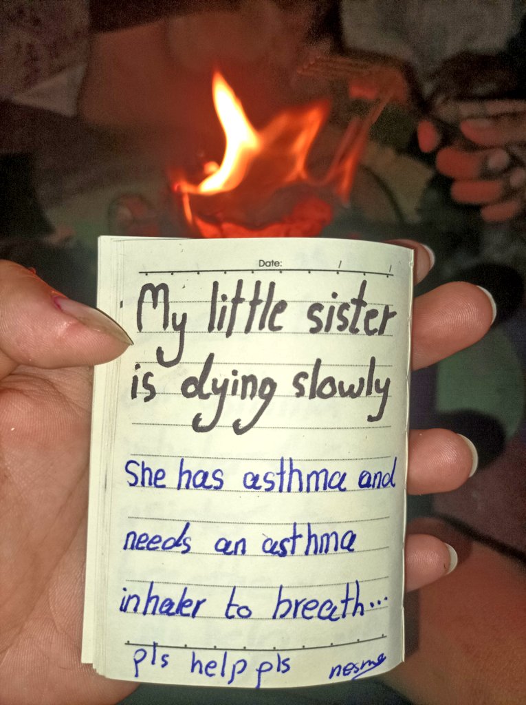 _nesmam's tweet image. An asthma patient needs u

An asthma patient needs u

My sister needs an spray asthma  to be able to breathe well. The inhaler costs a lot now in these bad conditions &amp;amp; high prices
 Pls donate or share

HELP HER GET TREATMENT
gofund.me/2e0da262e
Or
paypal.me/mohajayyab