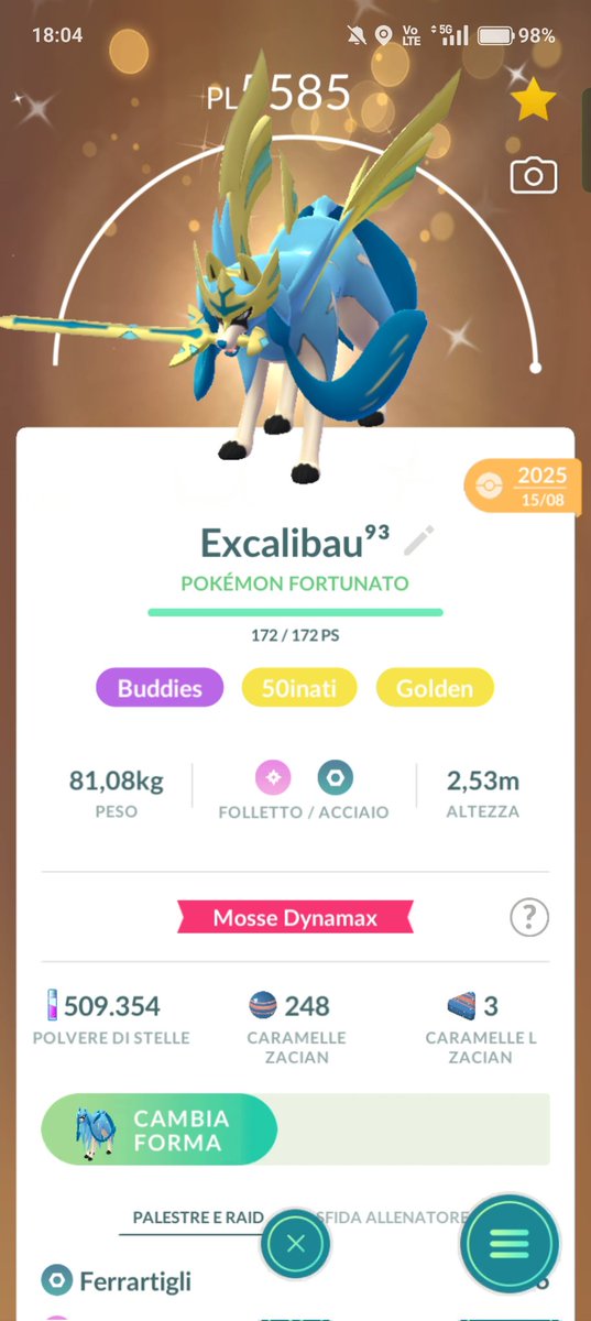 La gioia di oggi è ricevere lui da scambio. Si ringrazia gentilmente Andrea per aver fornito un soprannome adeguato