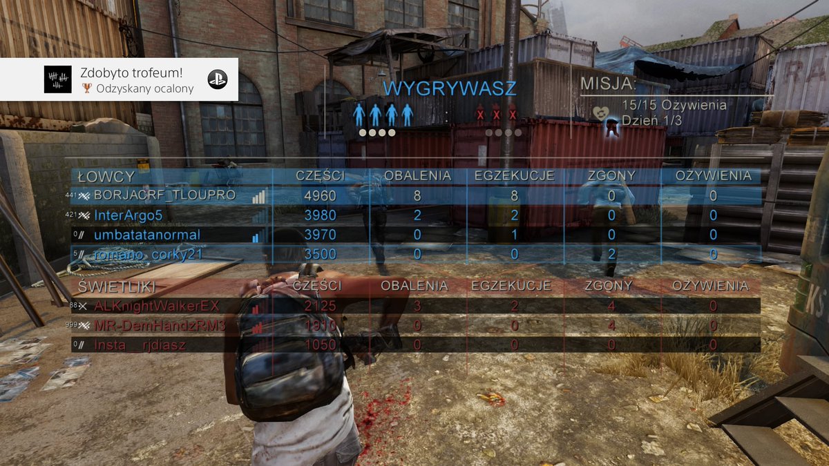 Corky_Romano21's tweet image. Mamy to.

Najgorsze w platynowaniu #TheLastOfUs za mną. Założyliśmy w  #Factions klan złożony z 40 pasożytów. Teraz aby dotrwać kolejne 6 tygodni i wleci 3 z 4 trofek online, których nienawidzę w grach single player. Potem droga Świetlika i z banii.

"Ocaleni" nawet spoko tryb.