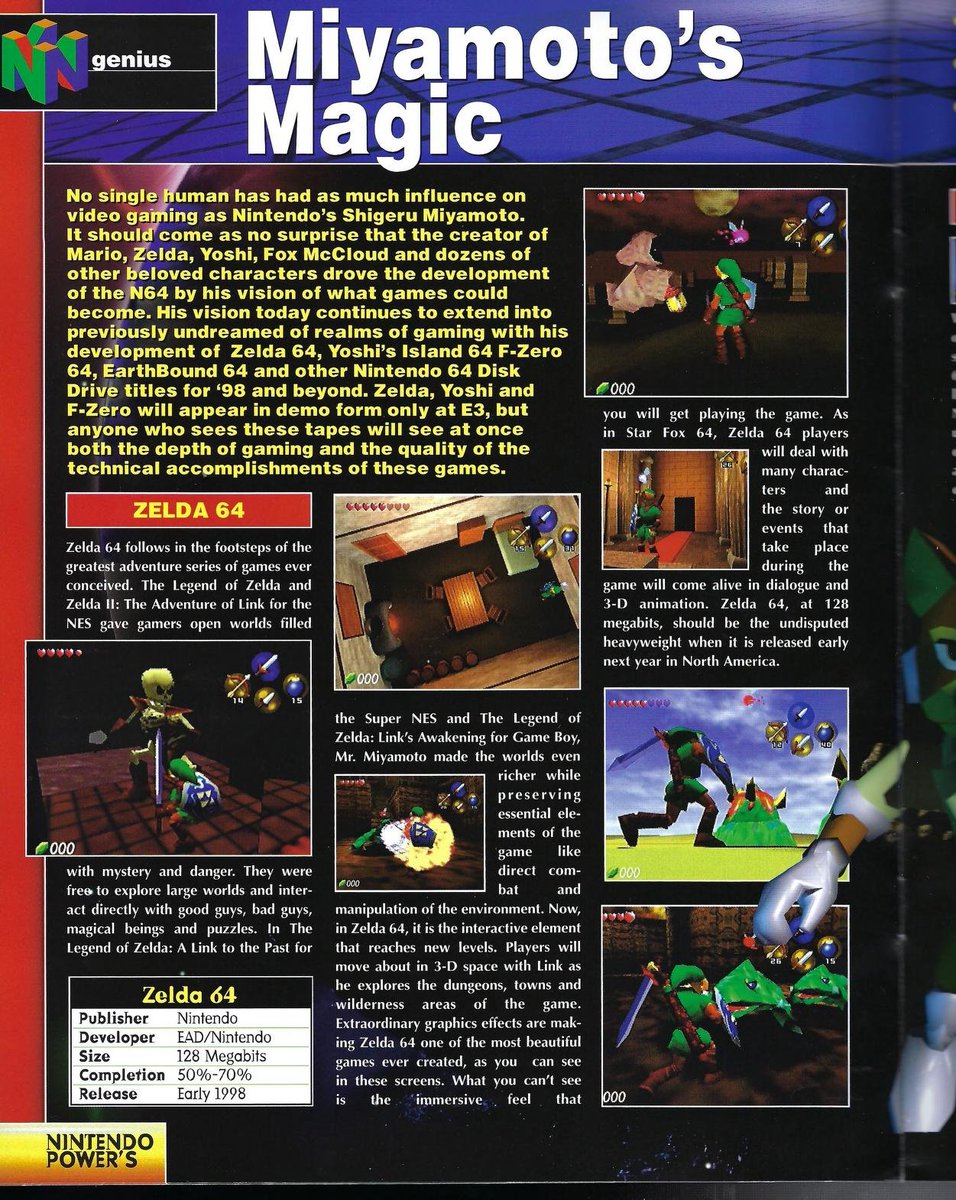 Star Fox 64 in Nintendo Power's Guide to E3 1997. This booklet was
