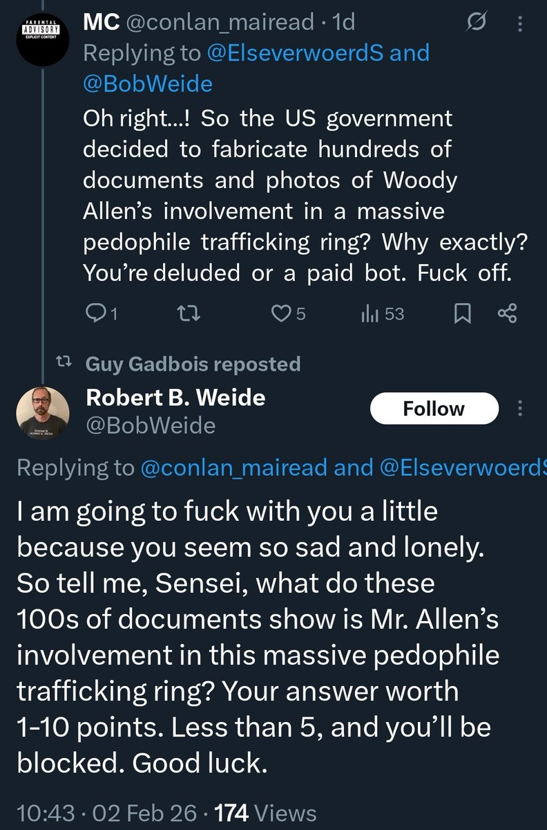 has robert b. weirdo (of the curb your enthusiasm meme fame) always been a pedophile protecting pos, or is this a new development?