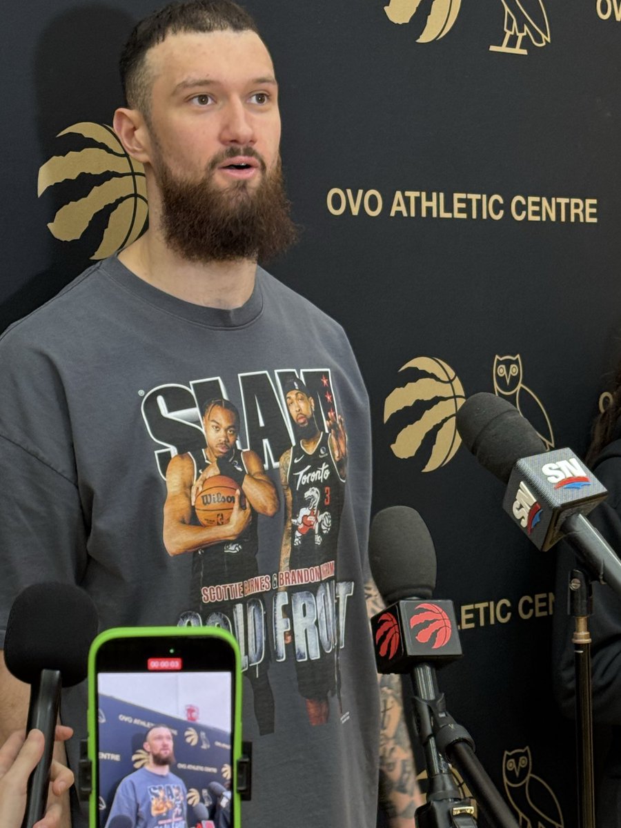 Mamu sporting the new SLAM cover featuring Barnes and Ingram: