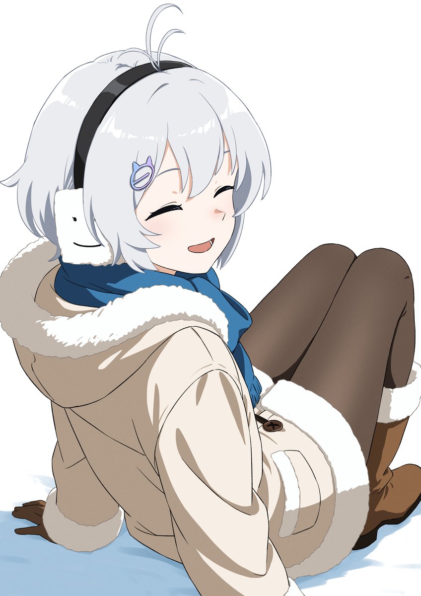 電脳少女YouTuberシロ 「#SiroArt」|野牛のイラスト