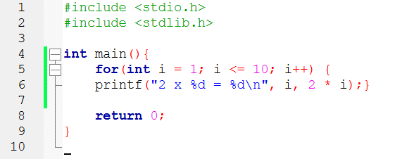 anaonnk's tweet photo. Two different multiplication tables of 2 using a for loop in C language.

#CProgramming #Coding #ProgrammingPuzzles #ForLoop https://t.co/eXxusLMPy3