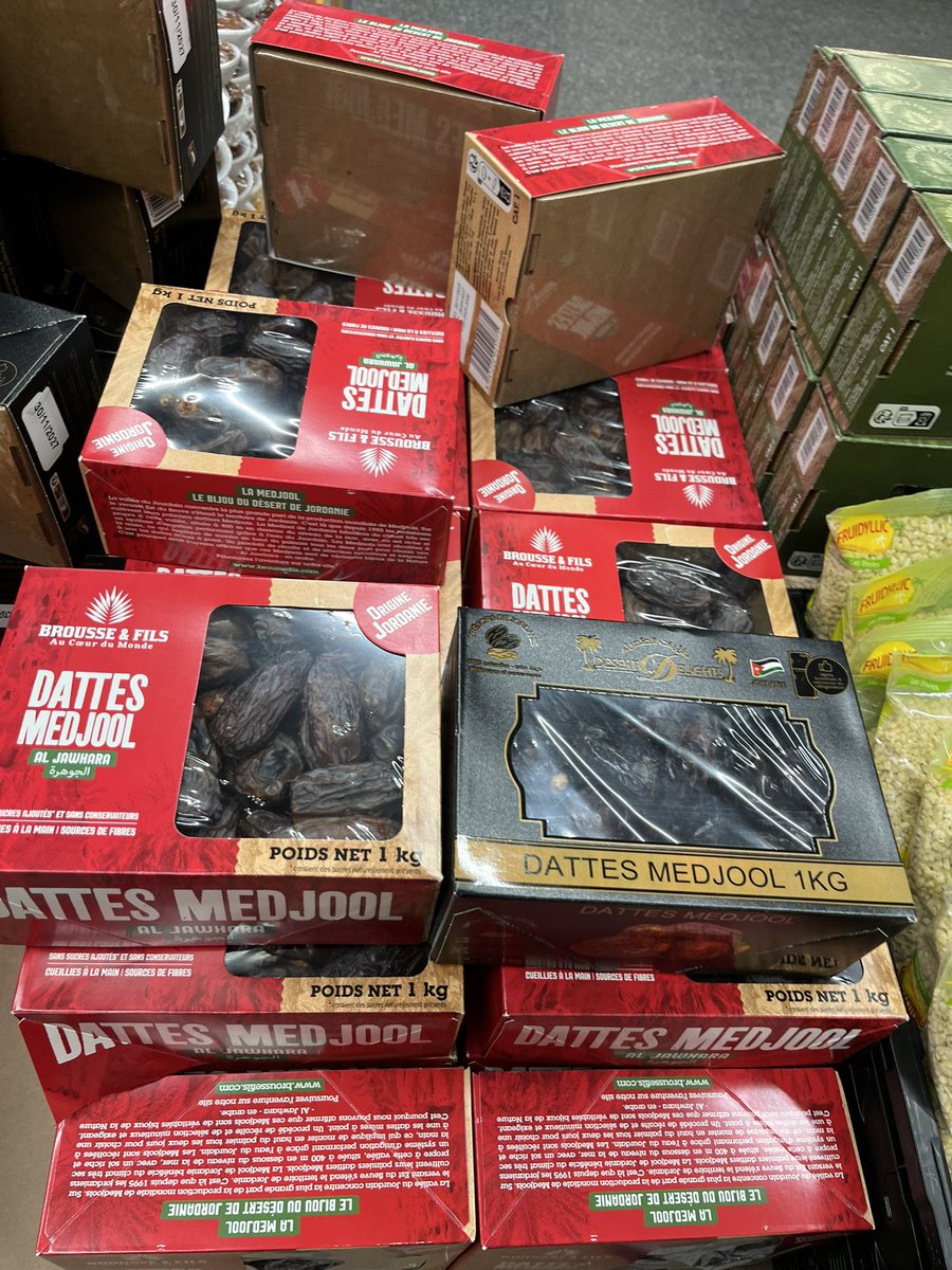 Boycottons les dattes de l’apartheid israélien! l’entreprise française Brousse &amp; Fils qui est la première importatrice de dattes israéliennes en France