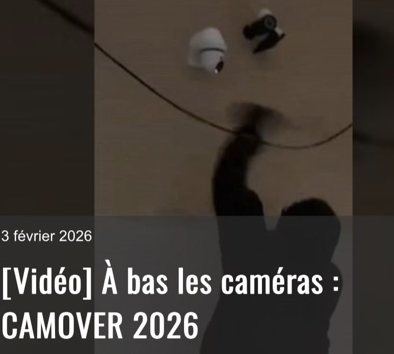 mmpapeurmmpamal's tweet photo. [Montréal]

À bas les caméras : #CamOver 2026

« Cet hiver à Montréal, plusieurs équipes se sont réunies pour amorcer la nouvelle saison du jeu Camover. »

https://t.co/VCpClz1WCz https://t.co/hL2gj7WYQy