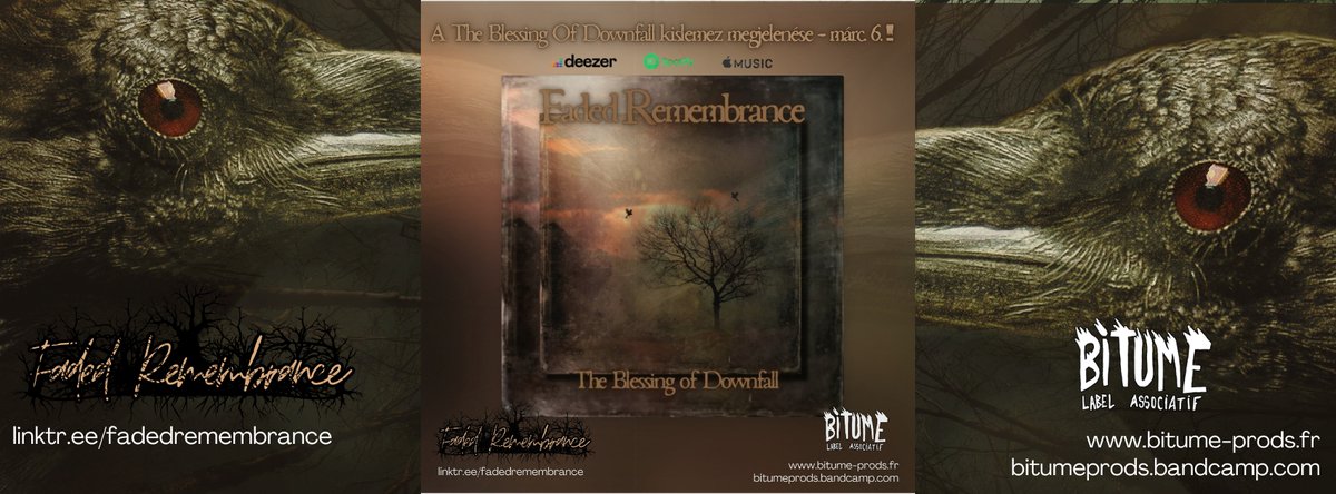 The Blessing Of Downfall single YT video premiere by <a href="/ExtremeSoPr/">ExtremeundergrounD SongS PremierE</a> on 4th of March 19.00 CET !
youtube.com/watch?v=W4Yn1Z…
The album will be released by <a href="/bitumeprods/">Bitume</a> on 15th Of May on CD and digital! 
#HeavyMetal #metal #NewAlbum #blackmetal #gothicmetal #Deathmetal #gothicmetal