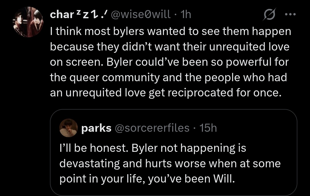 wraithology's tweet image. sorry but this tweet and the responses are so.... 😭 but i thought milevens were the ones self inserting???