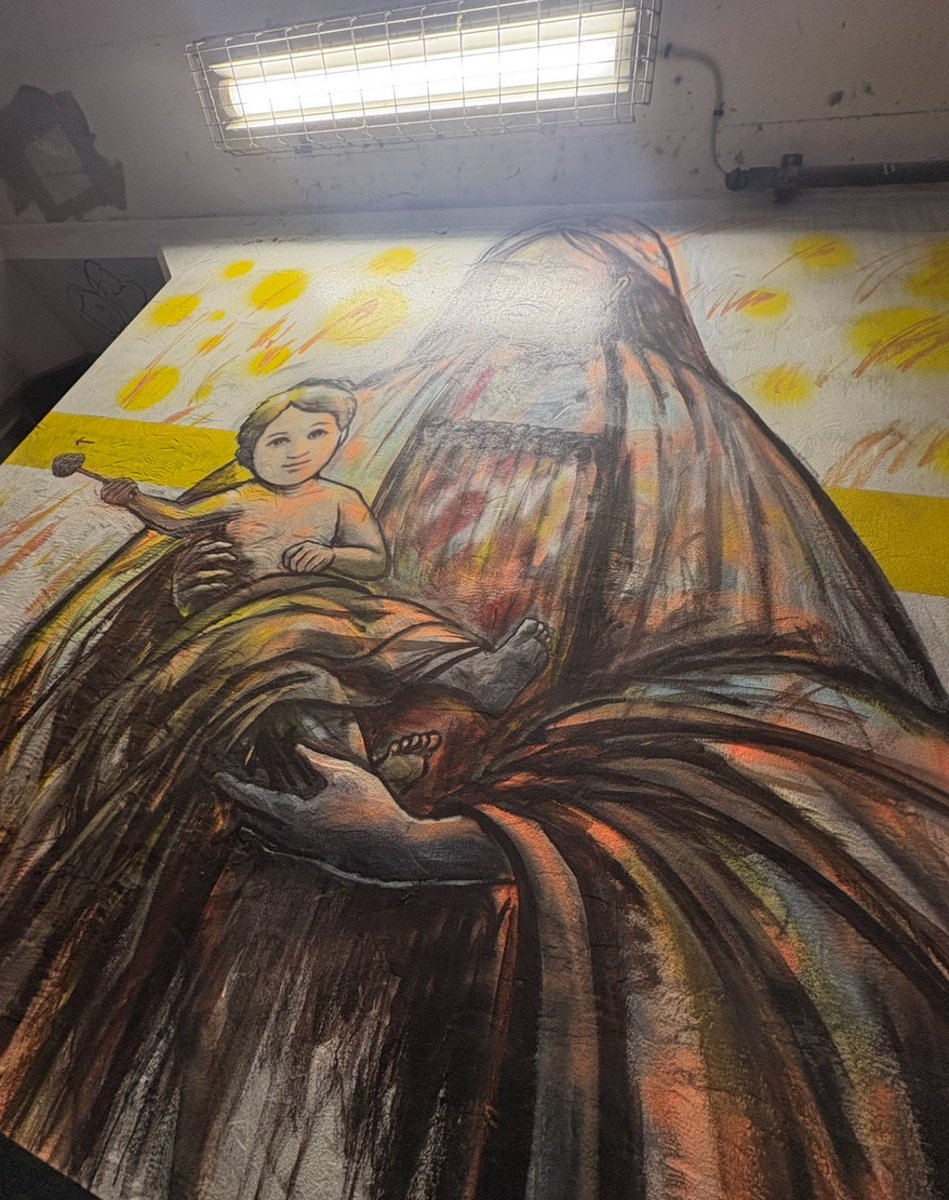 東京の神様や天使に関するスプレーの落書きやステッカーだけをたくさん