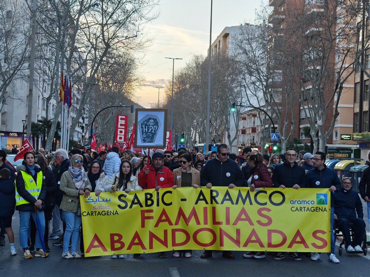 🇩🇰 #Cartagena en lucha por el empleo.