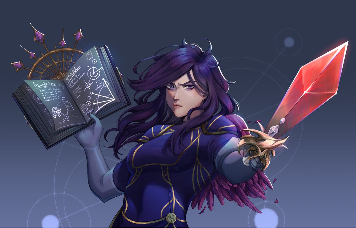 Thank you <a href="/BucketOfElix/">Elix *. ⋆❄️</a> for making my DND character! She looks so cool - go check her stuff out guys!!