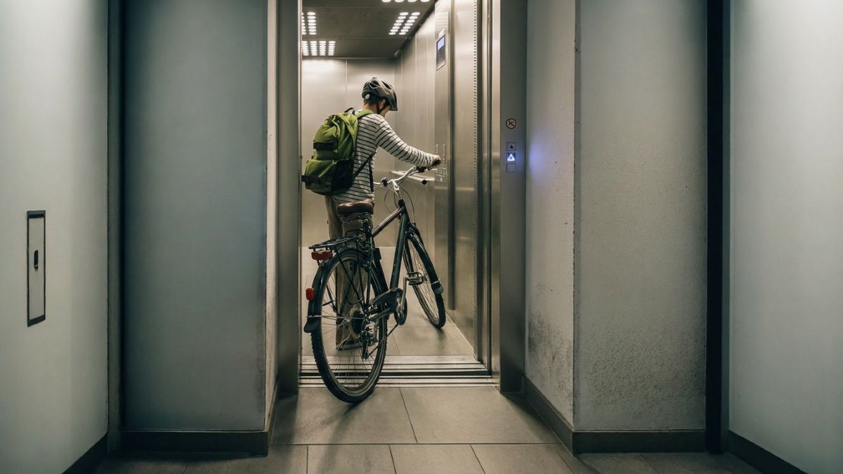 CAFMadrid's tweet photo. 🚲️ La Ley de Propiedad Horizontal lo confirma: La Comunidad de Propietarios puede prohibir subir #bicicletas en el ascensor.

👇 Comentamos en @ElHuffPost la normativa que permite a la comunidad regular el uso del #ascensor como elemento común, siempre que la prohibición se apruebe en Junta y sea razonable y proporcionada. 
https://t.co/a0ohD2Imr3 

#AFColegiados #LPH