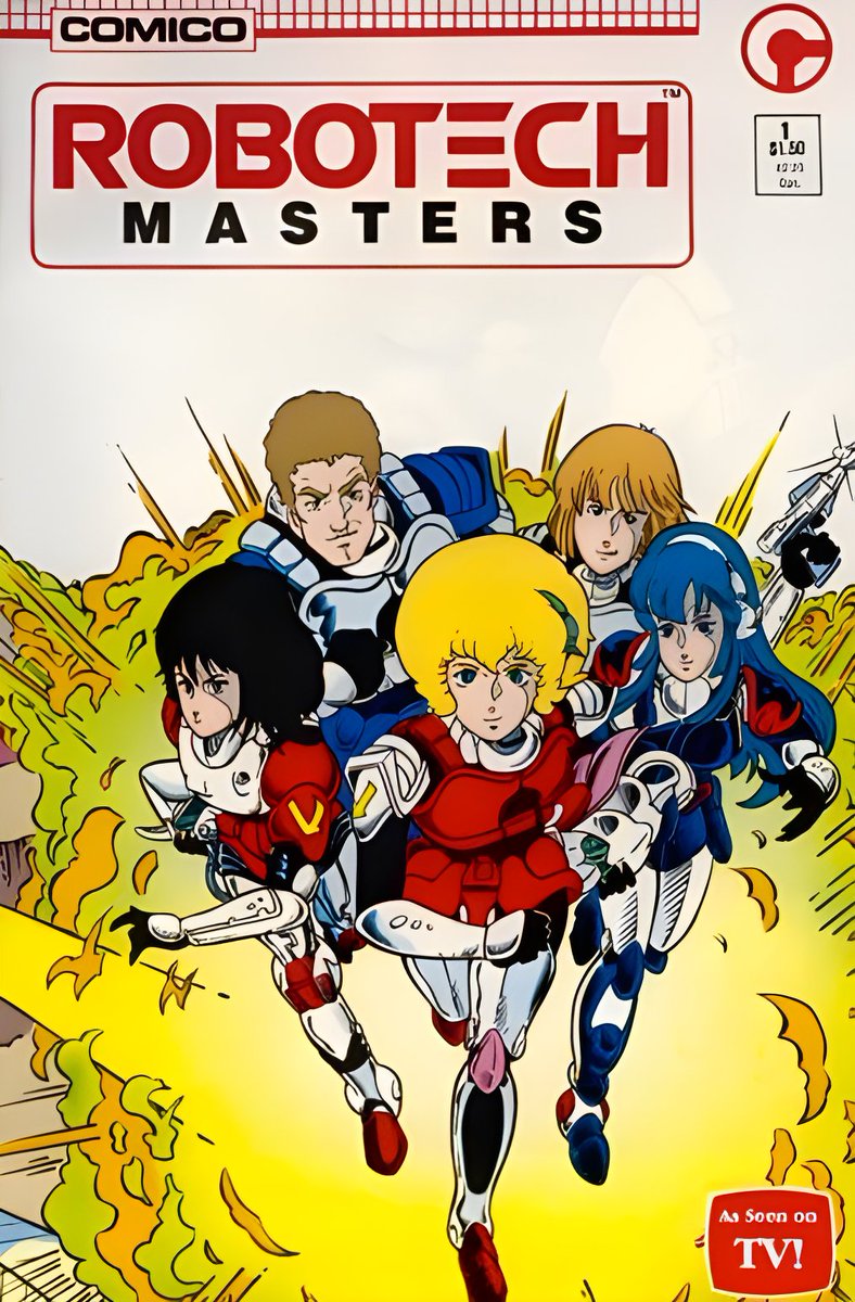 #Robotech: The #Masters issue #1 cover - "False Start" 

#80s #Anime #comics