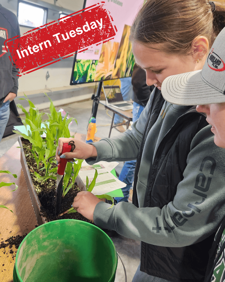 "Coming into this internship, I didn’t know much about agronomy, so this experience was very eye-opening, and has influenced me a little more to maybe looking into the agronomy side of things.” Averi R., Crop Scout Intern - Humeston, IA #InternTuesday