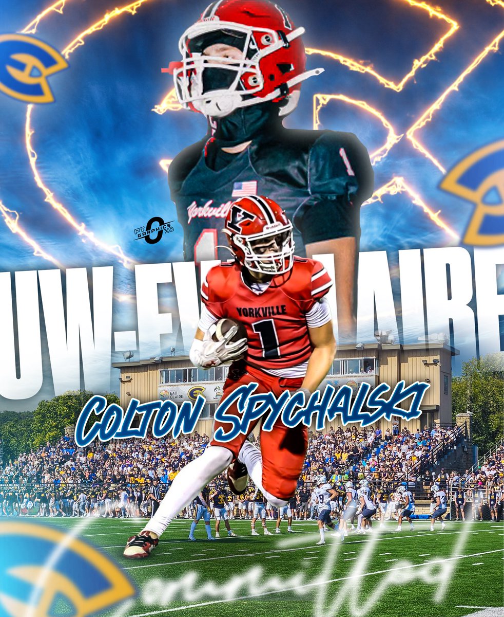 ColtonSpy2026's tweet image. Tomorrow I will be signing in the YHS cafeteria at 3:30, everyone is welcome! 
@CoachDanMcGuire @EDGYTIM @UWEauClaire @UWECFootball @CoachDeavPuck @CoachBobDunnJr @CoachLangStrong @Reason4it @CoachBigPete