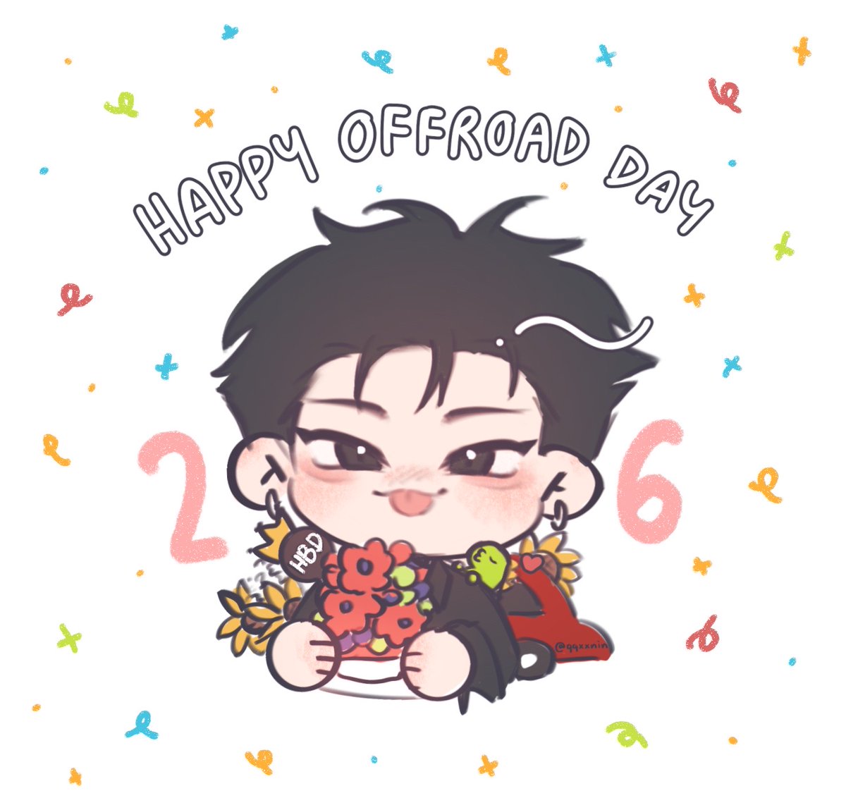 ⋆꒰ 🎂ʜᴀᴘᴘʏ ʙɪʀᴛʜᴅᴀʏ ᴏꜰꜰʀᴏᴀᴅ🚗꒱ ⋆

โตขึ้นอีกปีแล้วน้าออฟโรดด ขอให้ปีนี้มีแต่มีรอยยิ้มในทุกๆวันเลยนะคับ สุขภาพร่างกายแข็งแรง มีคนค้นพบเยอะๆ ปีนี้รอชมผลงานการแสดงของออฟโรดเลยนะ🫶🤍

GROW WITH OFFROAD
#Offroad26LetsGrow
<a href="/TOTOGABACK/">OFFROAD 🚗</a> #offroadKTP #ออฟโรด
— #qnfanart