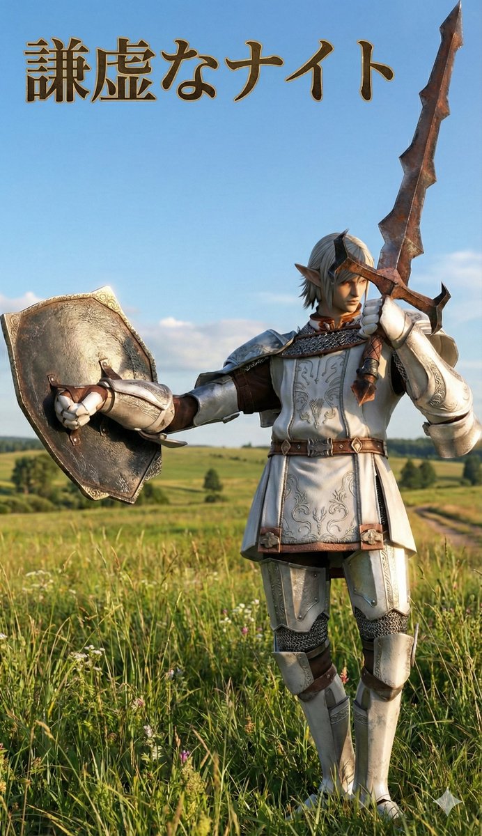 狼鯖(Fenrir鯖)にかつて在籍した謙虚なナイトであるブロントさんを再現してみました。
2003年頃までBurontさんをよく見かけていました。
GMのイラストを沢山の方に見てもらったお礼です。