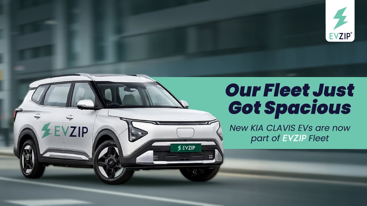 Today we took delivery of our new Kia Clavis EV's and they are officially part of the EVZIP fleet.Now Family trips, Airport rides, Outstation travel get easier and as always calmer and cleaner
#EVZIP #ElectricMobility #EVFleet #GreenCommute #Hyderabad #Vijayawada