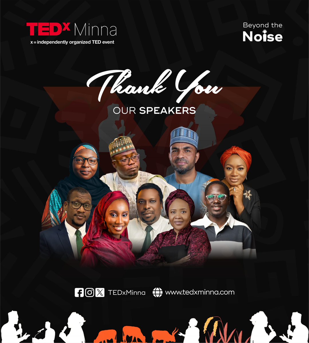 To our phenomenal speakers — thank you for trusting our stage with your ideas and stories.

You inspired curiosity, courage, and conversation. Your impact will echo long after the applause faded.