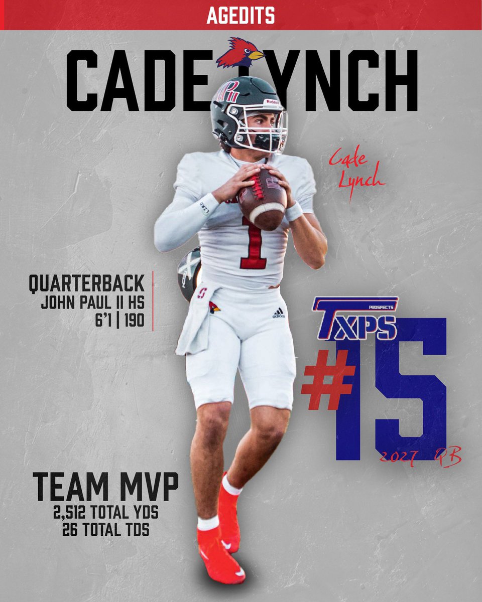 AGEDITS32's tweet photo. 🚨2027 QB @thecadelynch https://t.co/gFk6WlpYSW