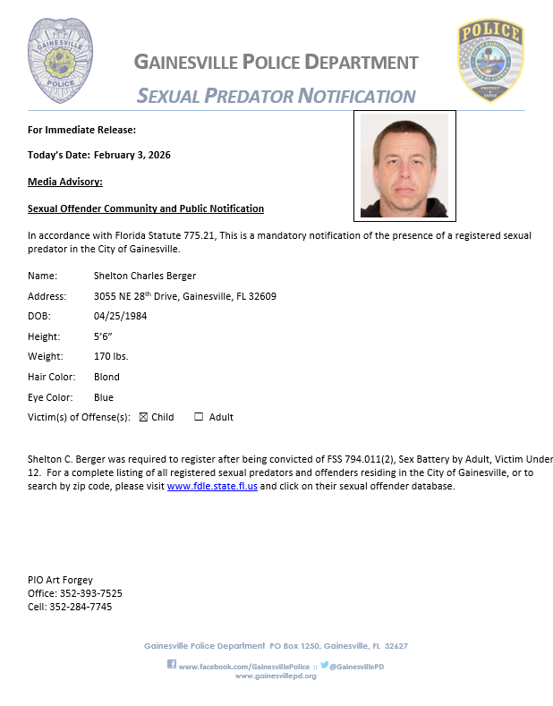 gainesvillepd tweet media