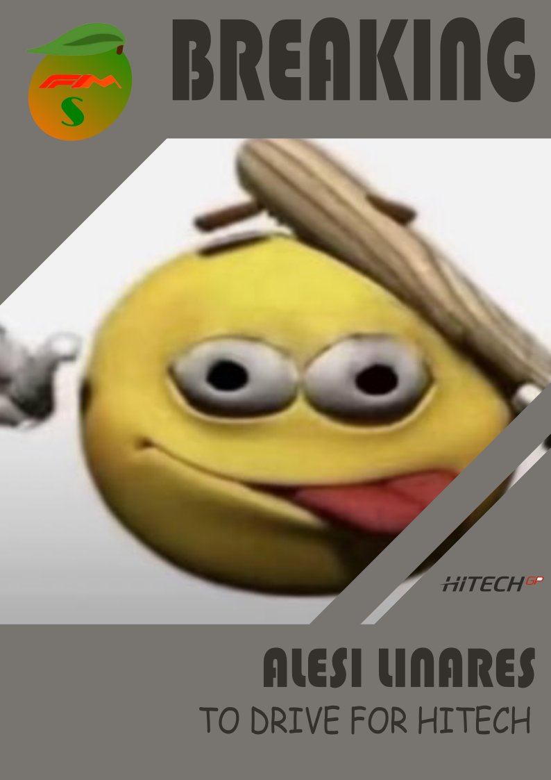 BREAKING

<a href="/Alex13MCxd/">Alexis</a> correrá para HiTech en la S1 de SF