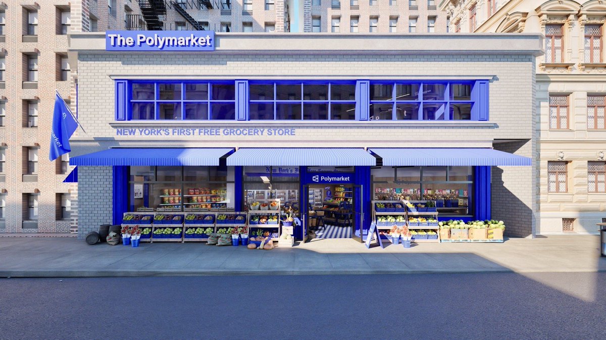 NEWS: Polymarket to launch NYC's first free grocery store, donates $1M to Food Bank For NYC.