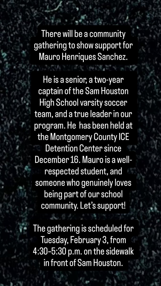 CoachGusart's tweet photo. One of the hardest things I have dealt as a coach/teacher… ❤️‍🩹
Mauro is my varsity captain and should be preparing to graduate high school. Instead, he has been detained along with his father for over 40 days now. 

https://t.co/N2yQ4ps41R https://t.co/utgBJ6rkCj