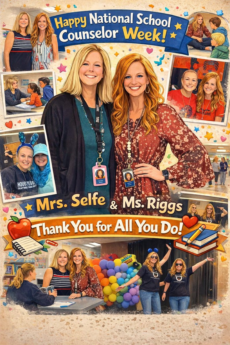 We are so lucky to have such caring, compassionate counselors at Tussing. Happy School Counselor Week to two amazing counselors!