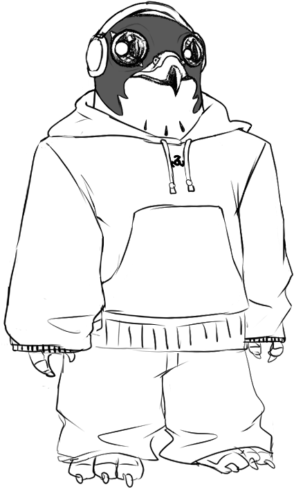 I haven't posted the adult  version of Torpedo here, but I'm working on the child versions of my characters from a personal project that appear in a flashback whenever I can. I found this design funny and I've been laughing like an idiot for a few minutes now #furrart #anthroart