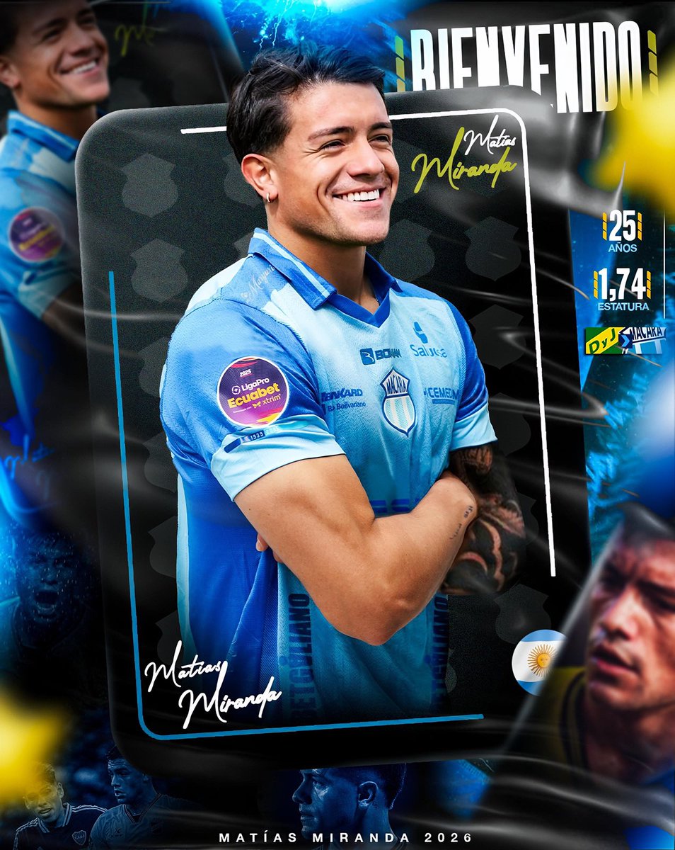 Macara_Oficial's tweet photo. 𝐋𝐥𝐞𝐠𝐚 𝐞𝐥 𝐃𝐢𝐫𝐞𝐜𝐭𝐨𝐫 𝐝𝐞 𝐎𝐫𝐪𝐮𝐞𝐬𝐭𝐚 | 𝐄𝐥 𝟏𝟎 𝐝𝐞𝐥 𝐈́𝐝𝐨𝐥𝐨 🎩🪄⚽️

Damos oficialmente la bienvenida a nuestro nuevo enganche para la presente temporada 🫡💙

🔵 Matías Miranda 
🎂 25 años 
📏 1,74 m

Clase | Magia | Comprensión 

#DeRegresoALaGranConquista
#VamosLosCelestes
#JuntosDeInicioAFin