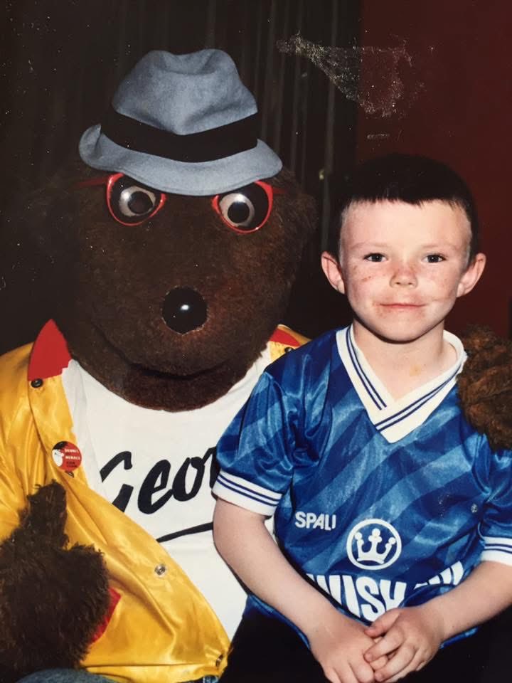 I may live in rural Oxfordshire &amp; only go games when I can afford it but this crazy kid nearly 40 years later is still Millwall Mad .